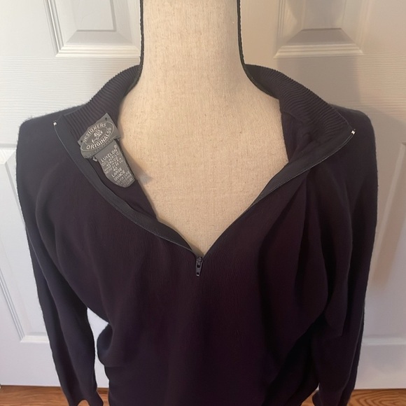 Designers Originals Vintage Mock Turtleneck Zip Back Sweater Women’s Large EUC - Picture 4 of 7